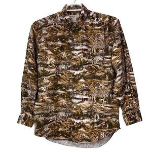 VTG Banana Republic Medium Hunting All Over Print Button Up Shirt Streetwear